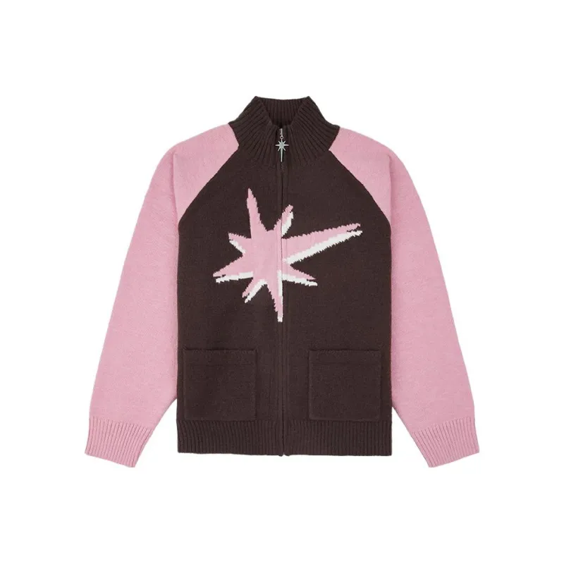 Starwalk Soldier Jacket Unisex Black Gray/Pink Brown-2