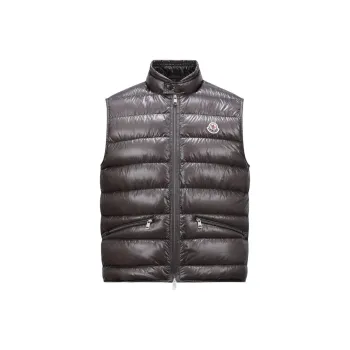 Moncler Gui Zip Up Padded Gilet