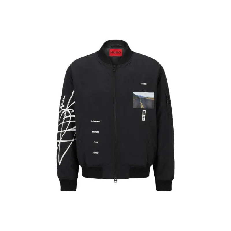 HUGO BOSS Jackets Men Black-0