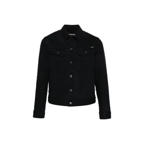 TOM FORD SS24 Denim Jacket Men's Navy
