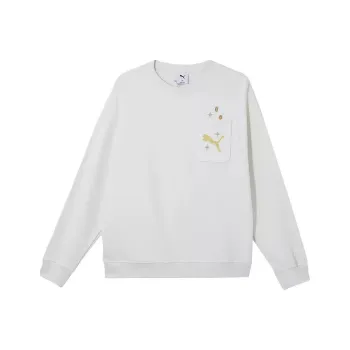 PUMA Crew TR GAME ON Sweatshirt Men's White