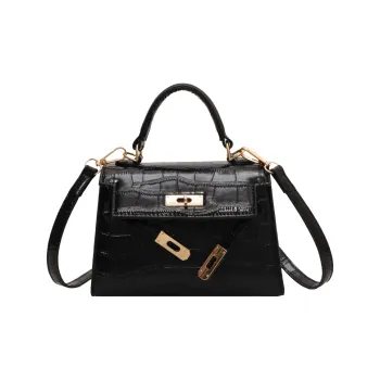 Bywhich PU Handbag Regular Women's Black
