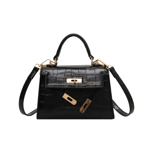 Bywhich PU Handbag Regular Women's Black