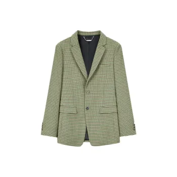 JOHN RICHMOND Business Suit Men's Medium Green Plaid