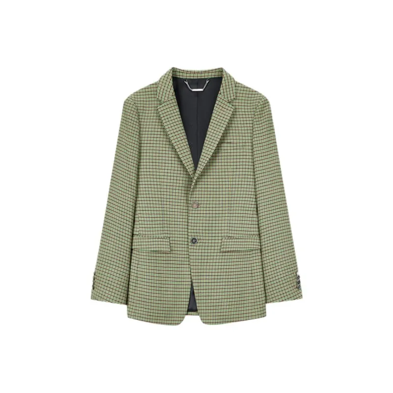 JOHN RICHMOND Business Suit Men's Medium Green Plaid-0