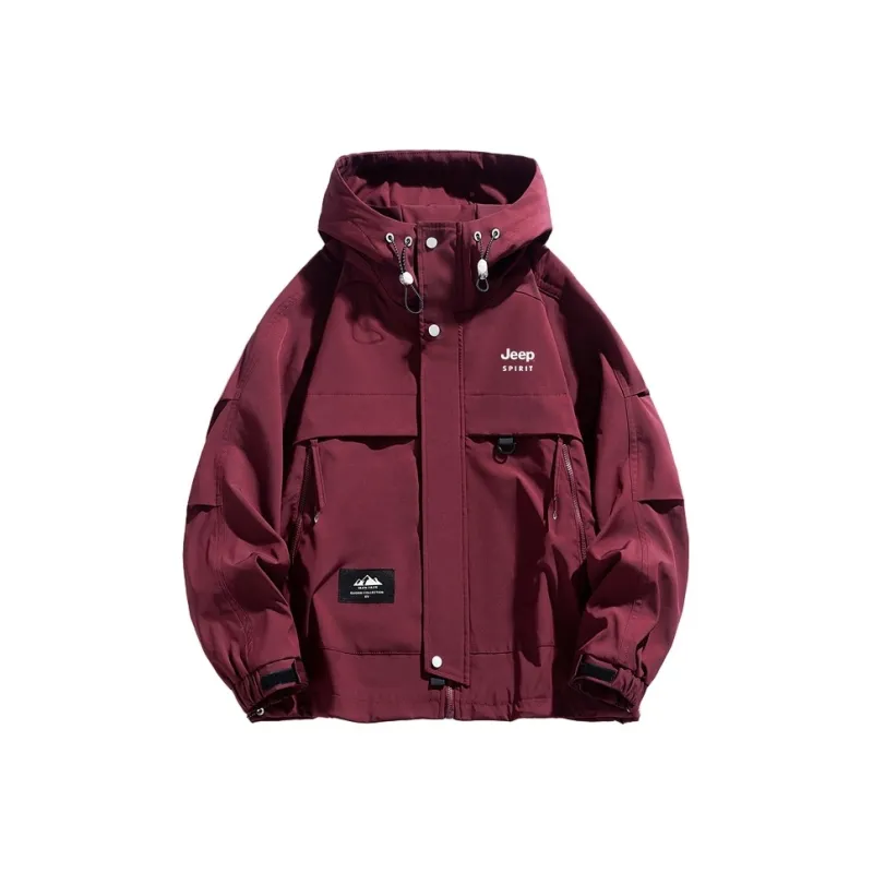 JEEP SPIRIT Windproof Windbreaker Jacket Unisex-0