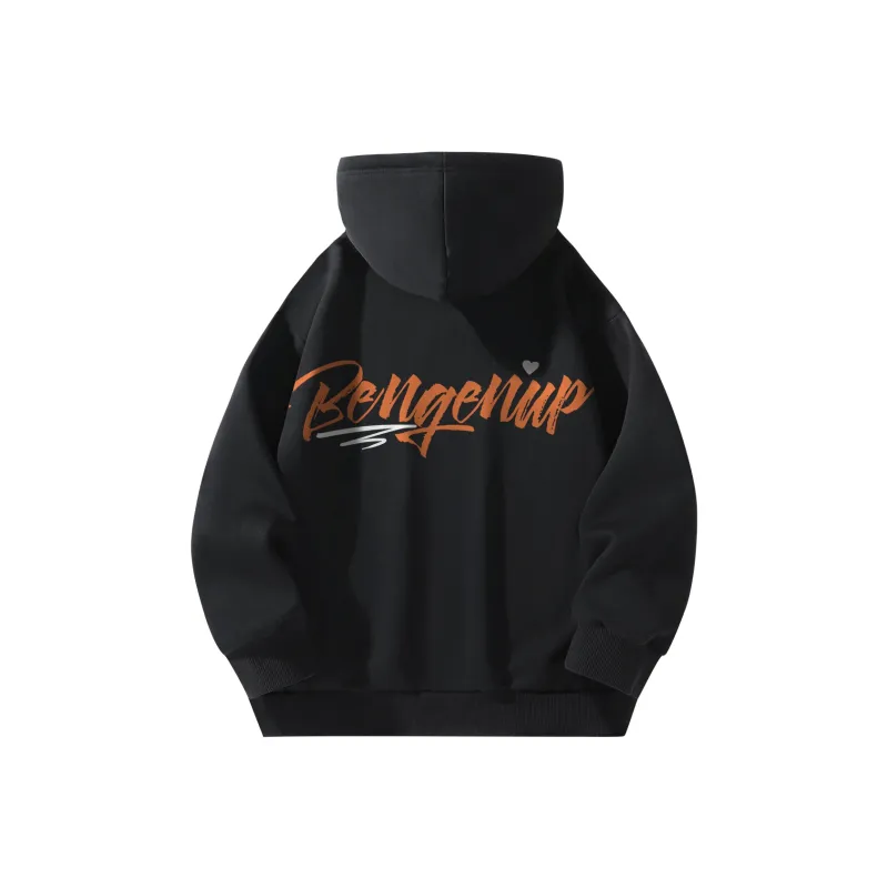 BENGEN Jackets Coats Unisex Black-0