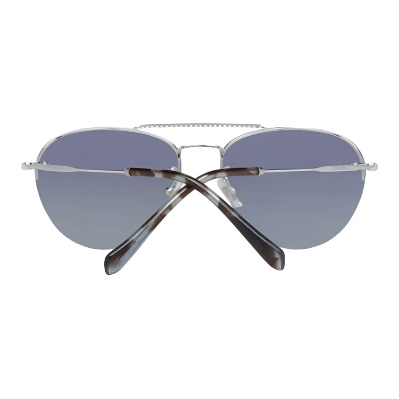 MIU MIU Metal Aviator Sunglasses Women's Silver-2