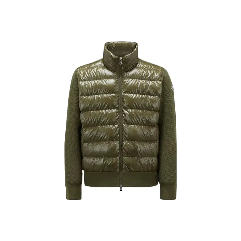 Moncler Down Jacket Men's Olive Green-0
