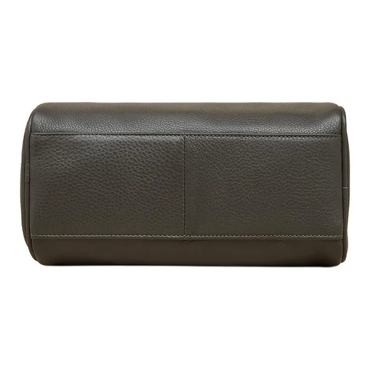 Old Man's Head Top Grain Cow Leather Shoulder Bag Regular Women's Multicolor-4