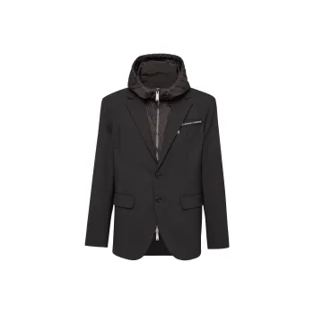 DSQUARED 2 Double Layered Hooded Jacket