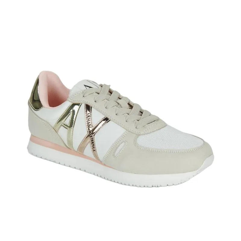 ARMANI EXCHANGEAE Low Top Casual Shoes Women's Pink-3