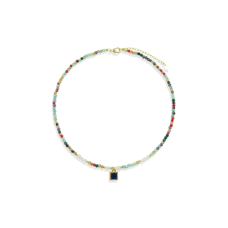 AWE Titanium Steel Necklace Bohemian Style Collarbone Chain For Women's Women's-6
