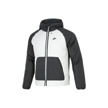 Nike Puffer Jackets Men Black Gray Color
