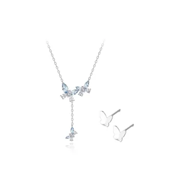 MGS S925 Romantic Fringe Cute Everyday Wear Versatile Classic Commute Bestie Girlfriend Collarbone Chain Women's