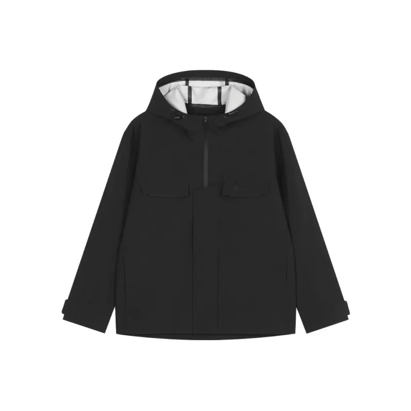 New Balance Jackets Men Black-0