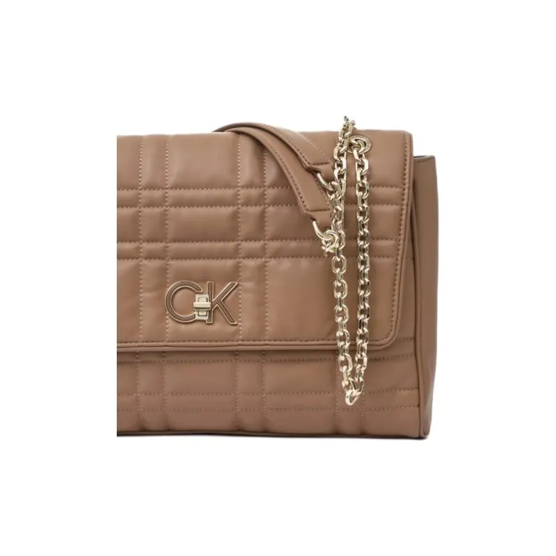 CK/Calvin Klein Recycled Cotton Crossbody Bag Shoulder Bag Women's Brown-4