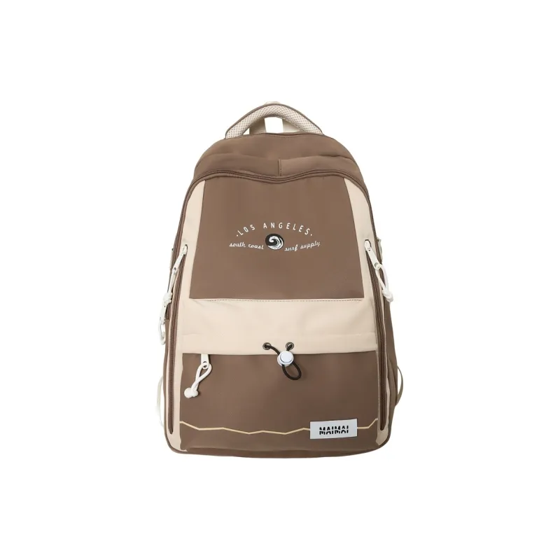 Cwatcun Nylon Backpack Unisex Black/Blue/Brown/Red/Gray/White-6