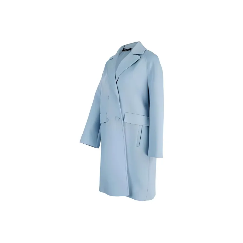 MaxMara Coat Women's Light Blue-2