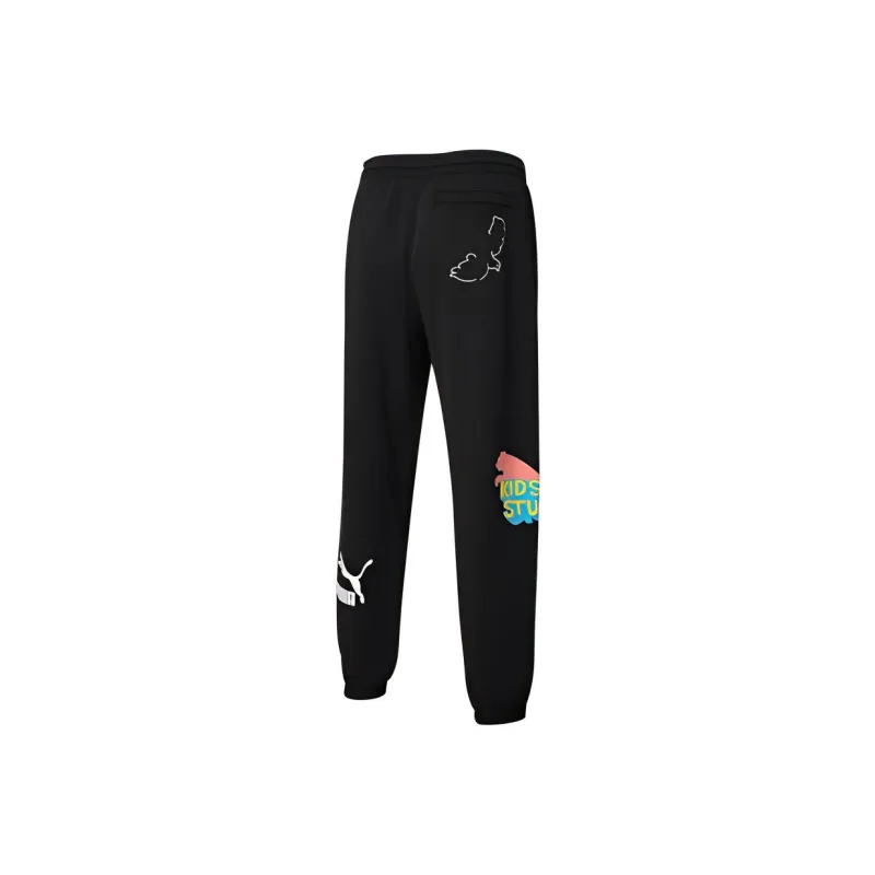 PUMA Knitted Sweatpants Men Black-1