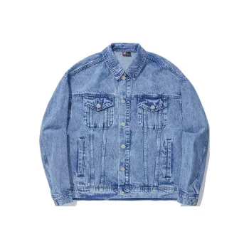 LiNing Denim Jacket Men's Light Blue