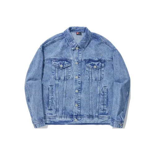 LiNing Denim Jacket Men's Light Blue