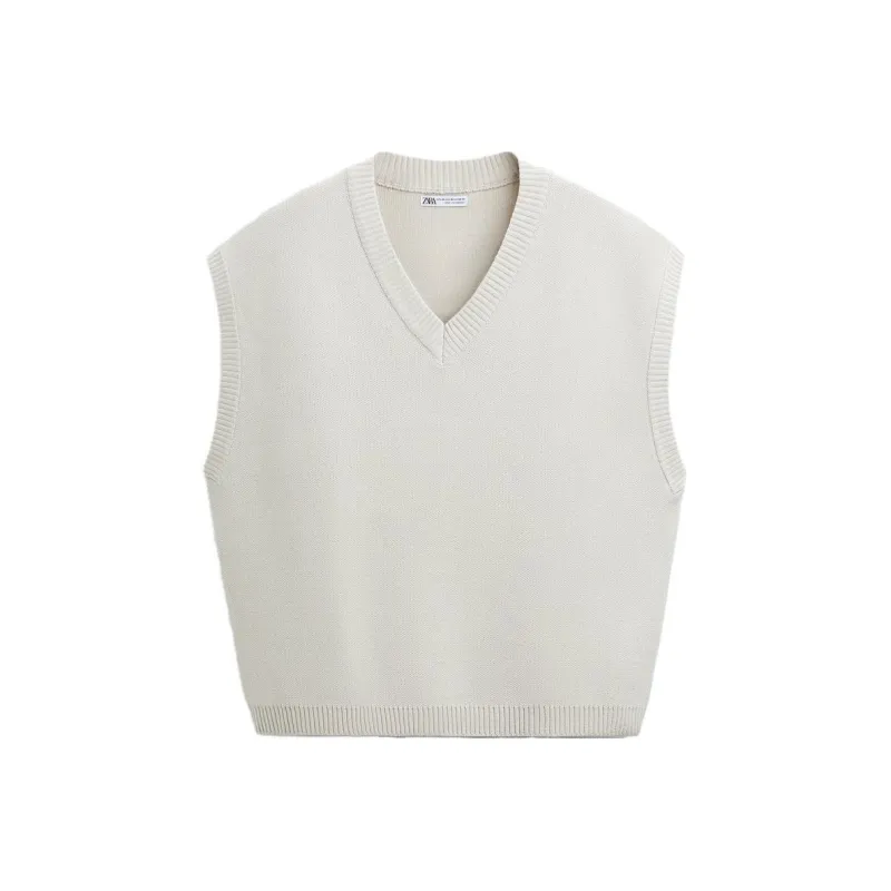 ZARA Vests Men Gray-0