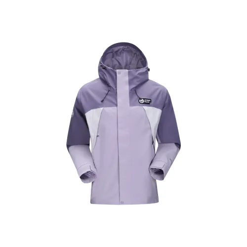 Panda Hard Candy Collection Warm Water Resistant Water Repellent Windproof Windbreaker Jacket Unisex