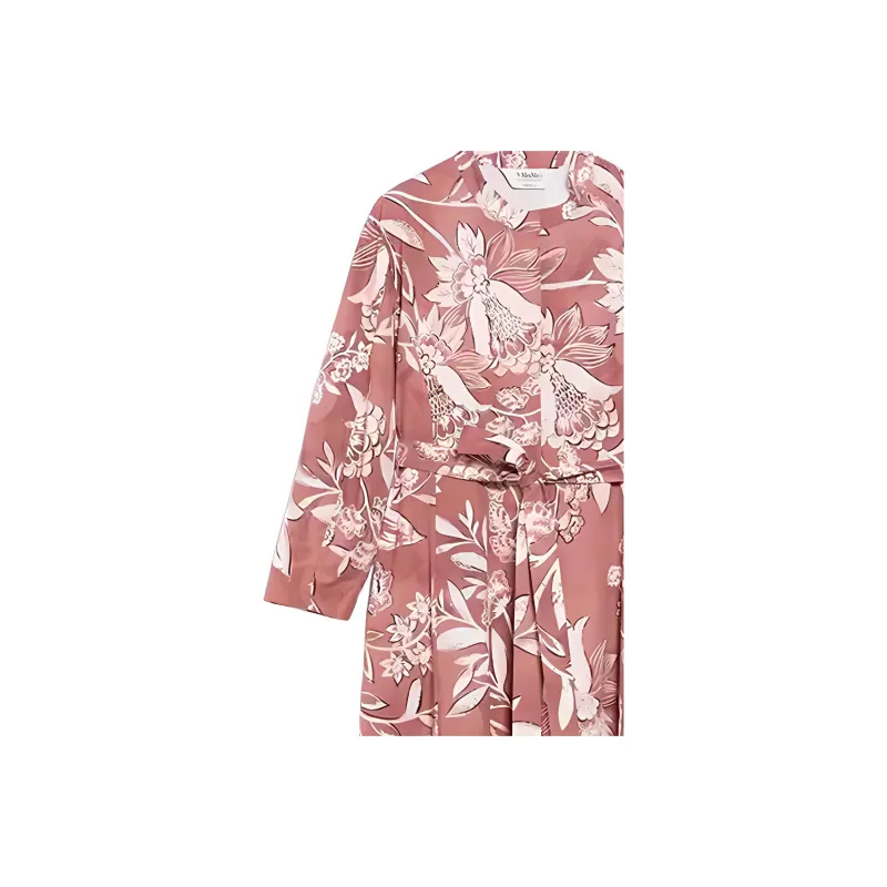 MaxMara Long Sleeved Dress Women's Pink-4