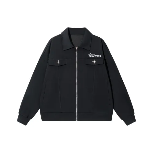 ZWWWZ Jackets Coats Unisex Black