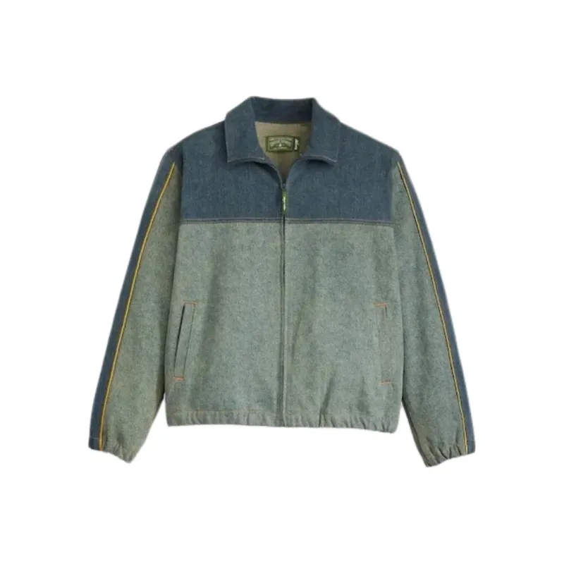 Denim Tears Cotton Fleur De Lis Denim Track Jacket-1