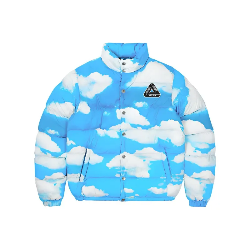 Moschino X PALACE Down Jackets Unisex Blue-1