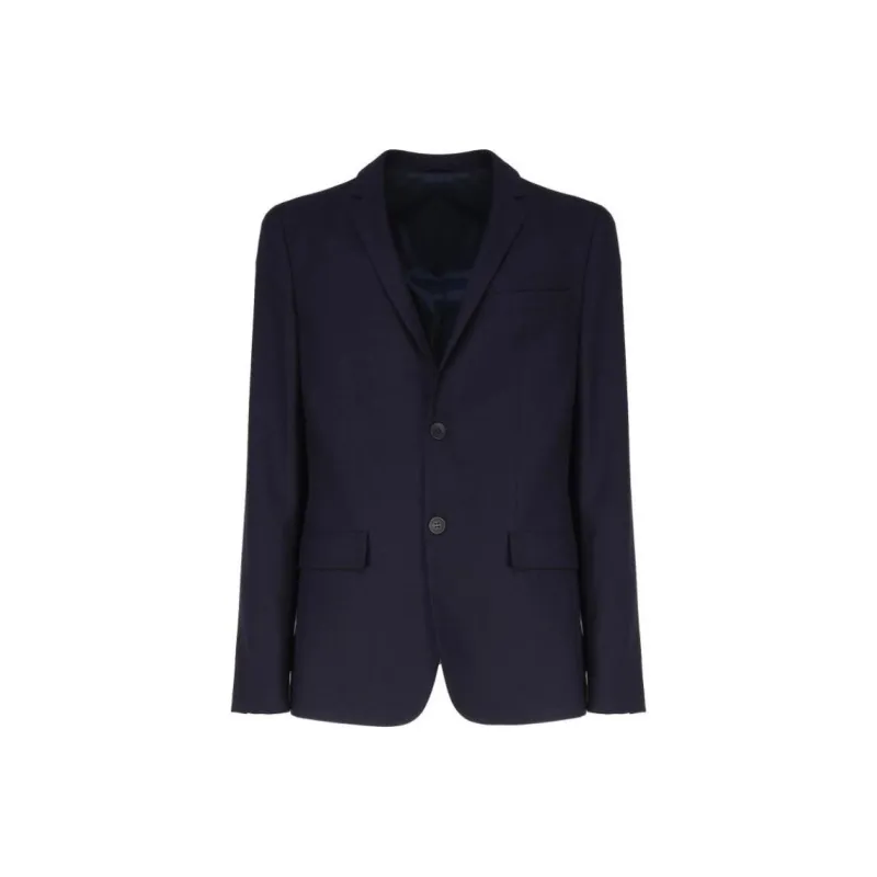 CALVIN KLEIN Business Suits Coats Men's Dark Blue-0