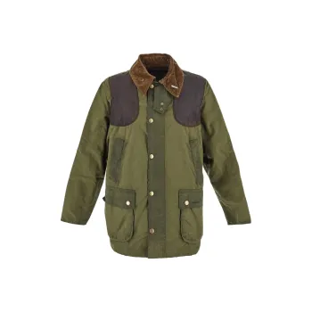 BARBOUR Bedale Washed Wax Buttoned Jacket
