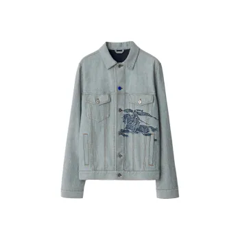 Burberry Denim Jacket Men's Blue