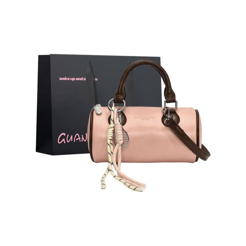 Champion Cub PU Crossbody One Shoulder Handbag Women's Ecru/Black/Light Green/Pink-12