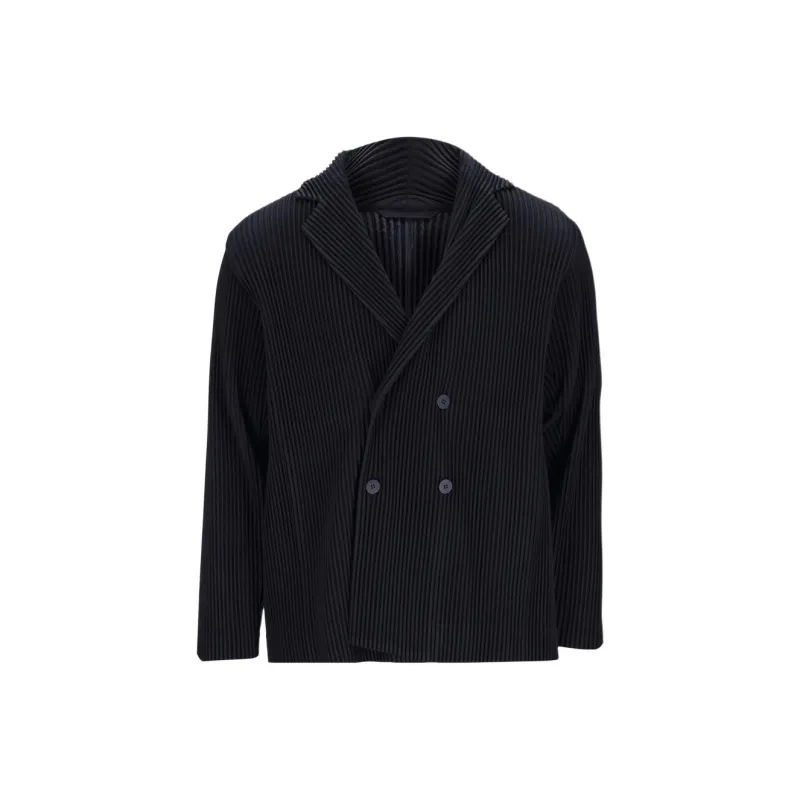 ISSEY MIYAKE Jackets Coats Men's Black-0