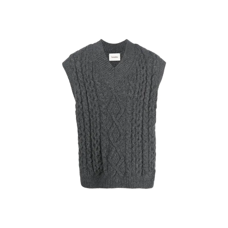 NANUSHKA Vests Men Gray-0
