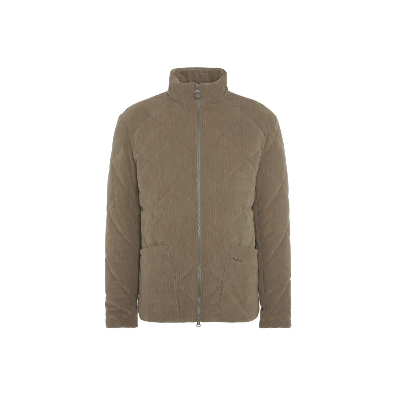 BARBOUR Cord Liddesdale FW24 Puffer Jacket Men's Camel-0