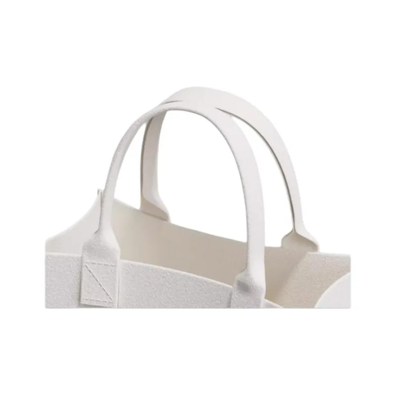 Zowoki Felt Handbag Regular Unisex White-2