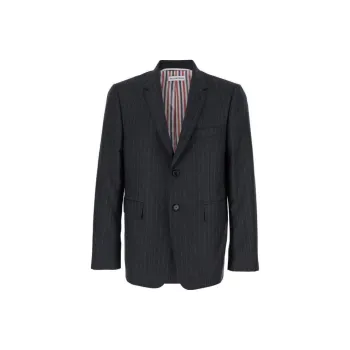 THOM BROWNE Pinstripe Tailored Blazer