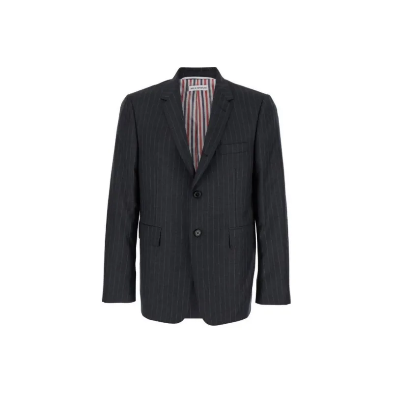 THOM BROWNE Pinstripe Tailored Blazer-0