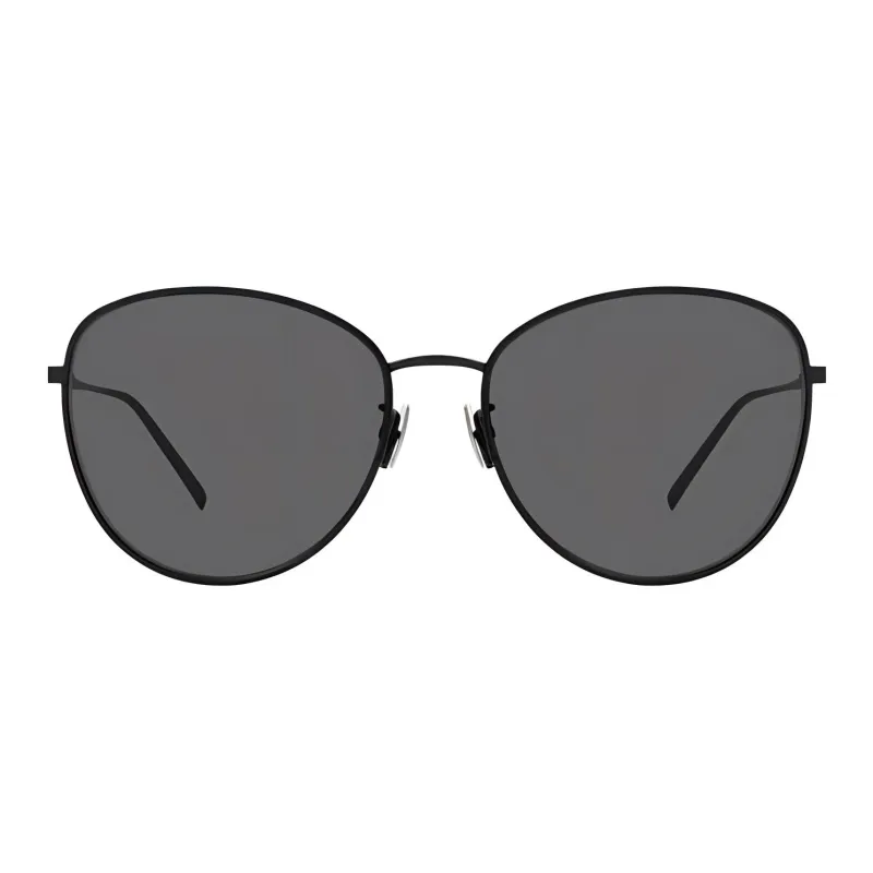 SAINT LAURENT Irregular Shape Sunglasses Women's Black-1