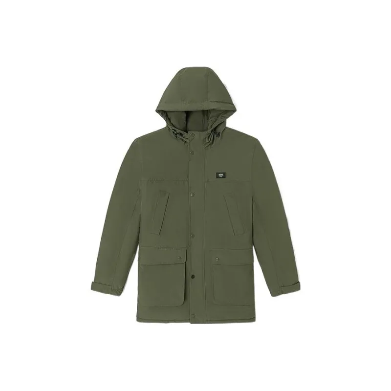 Vans Puffer Jacket Men's Army Green-0