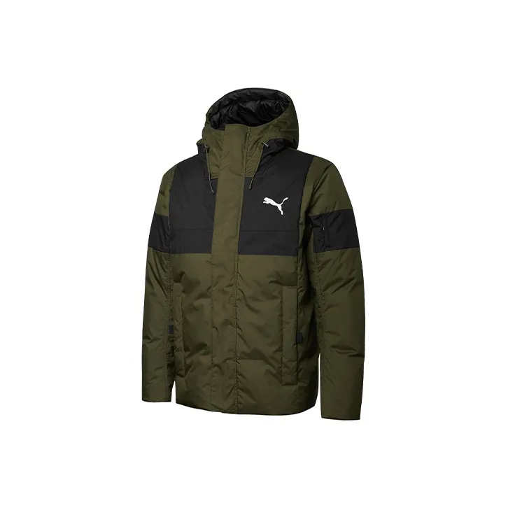 PUMA Down Jacket Winter Men's Dark Olive-0