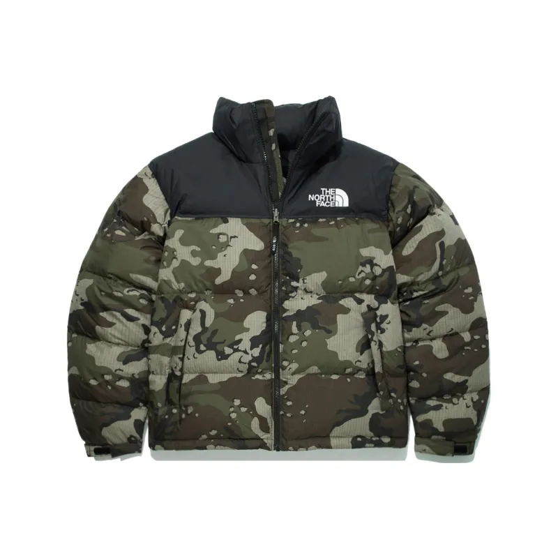 THE NORTH FACE 1996 Retro Novelty Nuptse Packable Jacket Khaki Camo Unisex Korea Version-0
