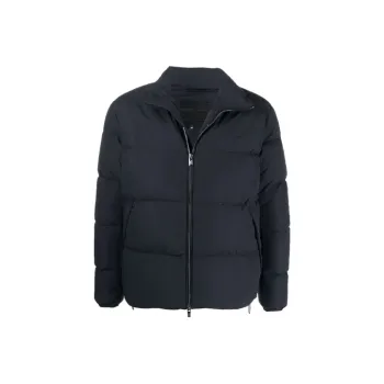 EMPORIO ARMANI Quilted Nylon Full zip Puffer Jacket