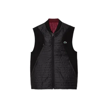 LACOSTE Vests Men Black
