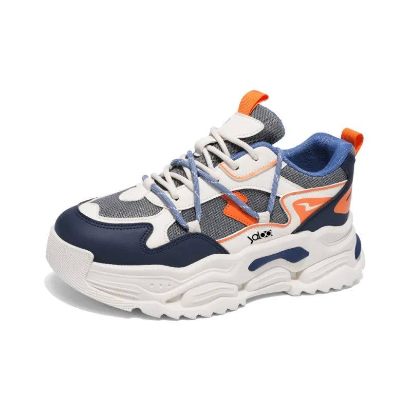 Yalu Preferred Slip Resistant, Abrasion Resistant, Breathable Low Top Chunky Sneakers Men's-12