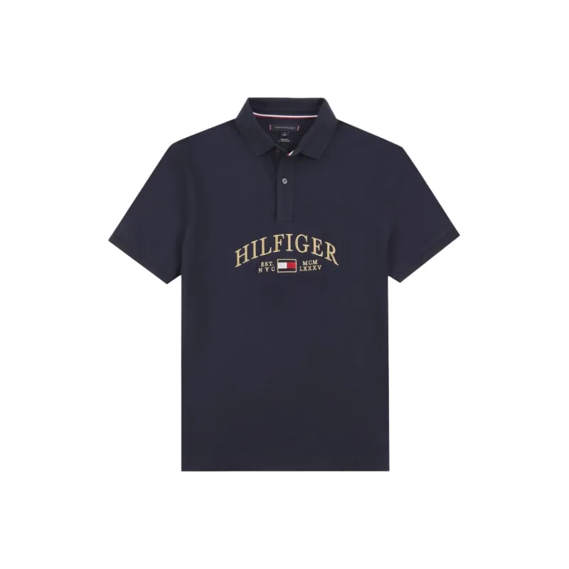 Tommy Hilfiger Polo Shirt Men's Navy Blue-0